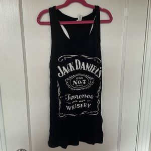 Jack Daniels Black Tank Top. Size M.